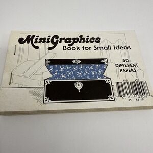 Vtg Lot Of Miniature Dollhouse Wallpaper Sheets 50 Ad Samples 6"x4" All Dif